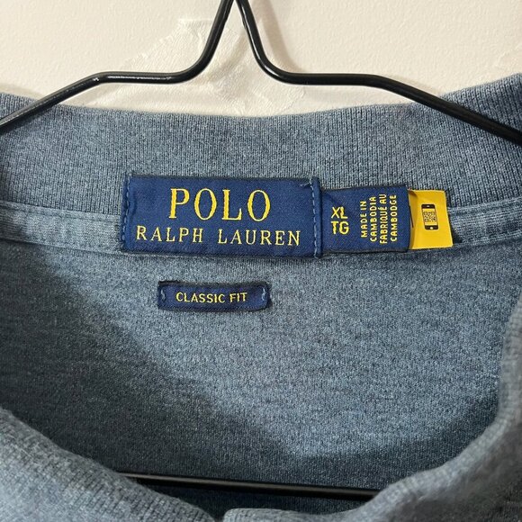 Polo Ralph Lauren Logo-Embroidered Classic Fit Long-Sleeve Shirt Men's XL Preppy - Picture 4 of 10
